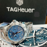 Tag Heuer Aquaracer Professional 200 Date Blue Dial Silver Steel Strap Watch for Men - CBP1112.BA0627
