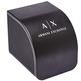 Armani Exchange Hampton Chronograph Blue Dial Silver Steel Strap Watch For Men - AX2178