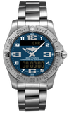 Breitling Aerospace Evo E79363101C1E1 Men's Watch – Blue Dial with Silver Stainless Steel Strap