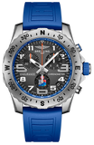 Breitling Endurance Pro Ironman World Championship E823103A1M1S1 Men's Watch – Grey Dial with Blue Rubber Strap