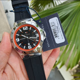 Tommy Hilfiger Drew Black Dial Black Rubber Strap Watch for Men - 1791064