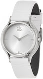 Calvin Klein K2U231KW Skirt Quartz Women's Watch – White Dial & White Leather Strap