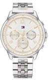 Tommy Hilfiger 1782222 Harper Chronograph Quartz Women's Watch – White Dial & Silver Steel Bracelet