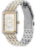 Fossil Raquel Three Hand Mother of Pearl Dial Two Tone Steel Strap Watch For Women - ES5305