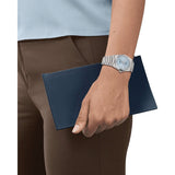 Tissot T137.207.11.351.00 PRX Powermatic 80 Men's Watch – Ice Blue Dial & Silver Steel Strap
