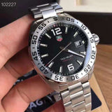 Tag Heuer Formula 1 Stainless Steel 41mm Black Dial Silver Steel Strap Watch for Men - WAZ1112.BA0875