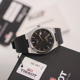 Tissot T137.407.17.051.00 PRX Powermatic 80 Men's Watch – Black Dial & Black Rubber Strap
