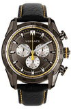 Versace VDB020014 V-Ray Chronograph Men's Watch – Grey Dial & Black Leather Strap