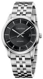 Calvin Klein K5S34141 Infinity Men's Watch – Black Dial & Silver Stainless Steel Strap