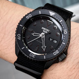 Seiko 5 Sports SRPD79K1 Automatic Men's Watch – Black Dial & Black NATO Strap