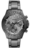 Fossil BQ2491 Bannon Multifunction Chronograph Men's Watch – Grey Dial & Grey Steel Bracelet