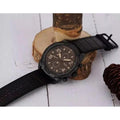 Fossil Bronson Chronograph Brown Dial Brown Leather Strap Watch for Men - FS5713