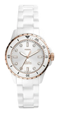 Fossil CE1107 FB-01 Women’s Watch – White Dial with White Ceramic Strap