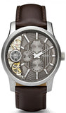 Fossil ME1098 Twist Chronograph Men’s Watch – Taupe Dial with Brown Leather Strap