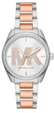 Michael Kors MK7383 Janelle Quartz Women's Watch – Silver Dial & Two Tone Steel Strap