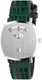 Gucci YA157414 Grip Quartz Women's Watch – Silver Dial & Green Leather Strap