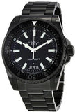 Gucci YA136205 Dive Quartz Men's Watch – Black Dial & Black Steel Bracelet