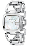 Gucci YA125404 G-Class Women's Watch – Mother of Pearl Dial & Silver Steel Strap