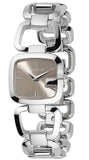 Gucci YA125507 G-Gucci Women's Watch – Brown Dial & Silver Steel Bracelet