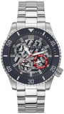 Guess GW0488G1 Axle Men's Watch – Black Dial & Silver Steel Strap with Multifunction