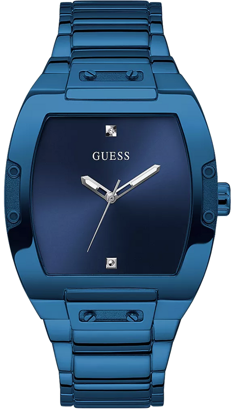 Guess Phoenix Blue Dial Blue Steel Strap Watch for Men - GW0387G4