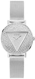 Guess GW0477L1 Iconic Diamonds Women's Watch – Silver Dial & Silver Mesh Bracelet