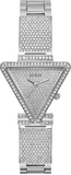 Guess GW0644L1 Fame Women's Watch – Silver Dial & Silver Steel Strap with Crystals