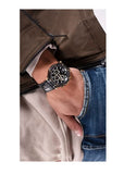 Guess GW0492G1 Edge Chronograph Men’s Watch – Black Dial & Black Leather Strap