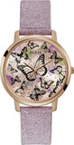 Guess GW0008L2 Mariposa Quartz Women's Watch – Pink Dial & Pink Leather Strap