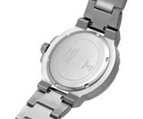 Guess Track Black Dial Silver Steel Strap Watch for Men - GW0426G1
