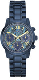 Guess W0448L10 Sunrise Multifunction Quartz Women's Watch – Blue Dial & Blue Steel Strap