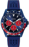 Guess W1108G1 Odyssey Analog Men's Watch – Blue Dial & Blue Rubber Strap