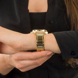 Guess GW0552L2 Fusion Chronograph Women’s Watch – Gold Dial & Gold Steel Strap