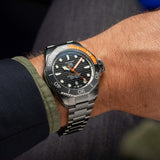 Tag Heuer Aquaracer Professional 1000 Superdiver Automatic Black Dial Silver Steel Strap Watch for Men - WBP5A8A.BF0619