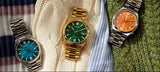 Citizen Tsuyosa NJ0152-51X Men's Automatic Watch – Green Dial with Gold Steel Strap