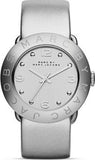 Marc Jacobs MBM8626 Amy Women's Watch – Silver Dial & Silver Leather Strap