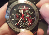 Tag Heuer Formula 1 Ayrton Senna Limited Edition Men's Watch CAZ1019.FT8027 – Black Dial with Two-Tone Rubber Strap