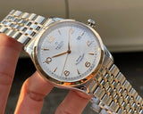 Tudor M91650-0001 1926 Automatic Men's Watch – Silver Dial & Silver Steel Strap