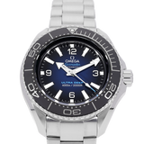 Omega Seamaster Planet Ocean 6000M Co Axial Master Chronometer Blue Dial Silver Steel Strap Watch for Men - 21530462103001