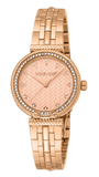 Just Cavalli Chiarezza Snake Core Rose Gold Dial Rose Gold Steel Strap Watch for Women - RC5L078M0045