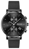 Hugo Boss 1513813 Integrity Men's Watch – Black Dial & Black Mesh Bracelet