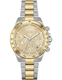 Hugo Boss 1512960 Ikon Chronograph Men's Watch – Silver Dial & Two-Tone Steel Strap