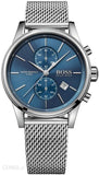 Hugo Boss 1513441 Jet Quartz Men's Watch – Blue Dial & Silver Mesh Bracelet