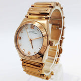 Marc Jacobs Amy White Dial Rose Gold Steel Strap Watch for Women - MBM8559