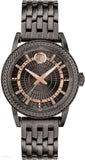 Versace VEPO00520 Viamond Quartz Men's Watch – Black Dial & Grey Steel Strap