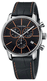 Calvin Klein K2G271C1 City Chronograph Quartz Men's Watch – Black Dial & Black Leather Strap