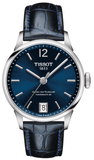 Tissot T099.207.16.047.00 Chemin des Tourelles Powermatic 80 Automatic Women's Watch – Blue Dial & Blue Leather Strap