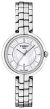 Tissot T094.210.11.111.00 T-Lady Flamingo Women's Watch – Mother of Pearl White Dial & Silver Steel Bracelet