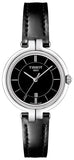 Tissot T094.210.16.051.00 T-Lady Flamingo Women's Watch – Black Dial & Black Leather Strap