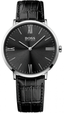 Hugo Boss 1513369 Jackson Men's Watch – Black Dial & Black Leather Strap